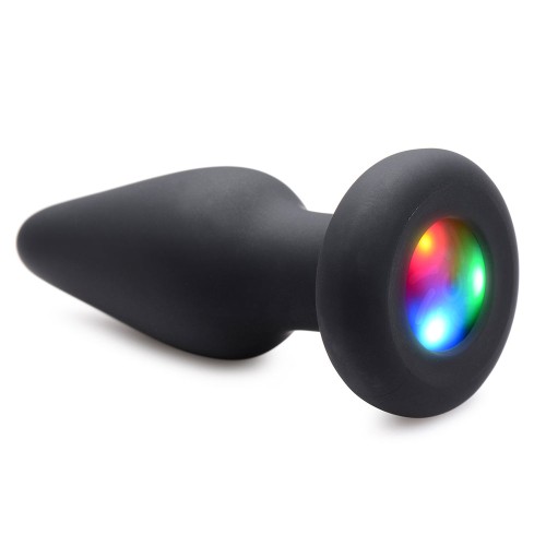 Plug Anal Pequeño de Silicona Iluminado Booty Sparks