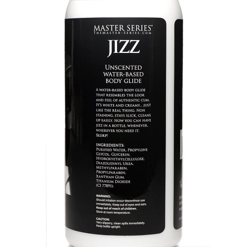 Unscented Water-Based Jizz Lubricant for Sensation