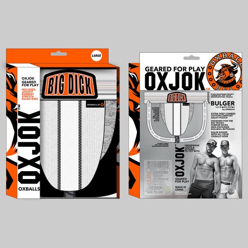 Jockstrap Oxballs Bulger Pumper-Sack Blanco