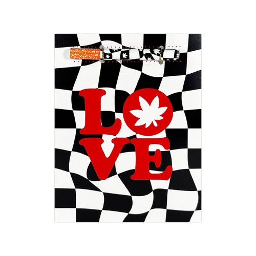 Retro Love One Hitter Kard Greeting Card