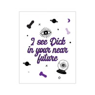 Future Dick Naughty Kard - Playful Halloween Card