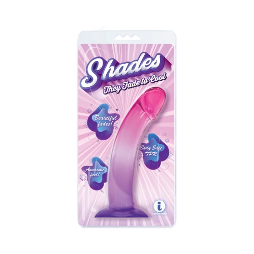 Shades Smoothie Purple/Pink Dildo 8.25 in