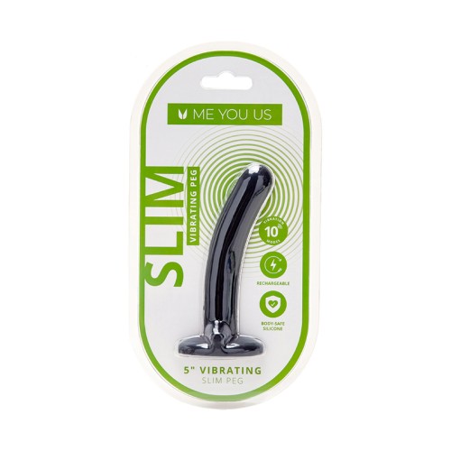 Me You Us 5 in. Vibrating Rechargeable Peg