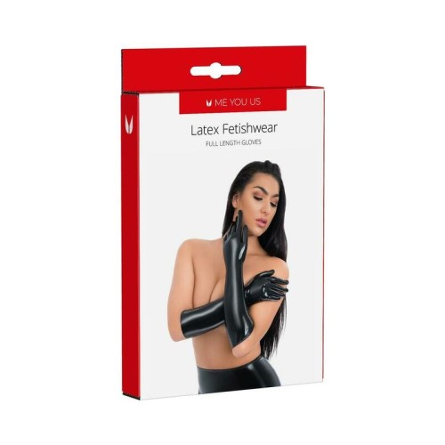 Me You Us Full Length Latex Gloves - Seductive Fashion