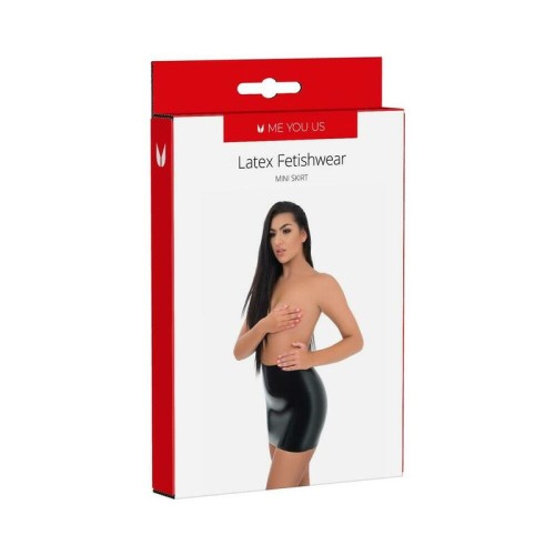 Me You Us Latex Mini Skirt for Show-Stopping Style