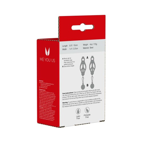 Me You Us Clover Nipple Clamps - Classic Design