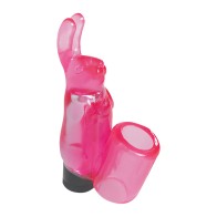 Me You Us Mini Bunny Vibrador de Dedo Rosa - Estimulación del Punto Dulce