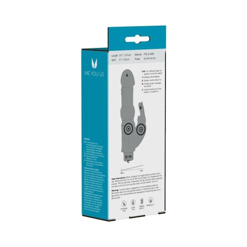 Vibrador Conejito de Agua Me You Us - Púrpura