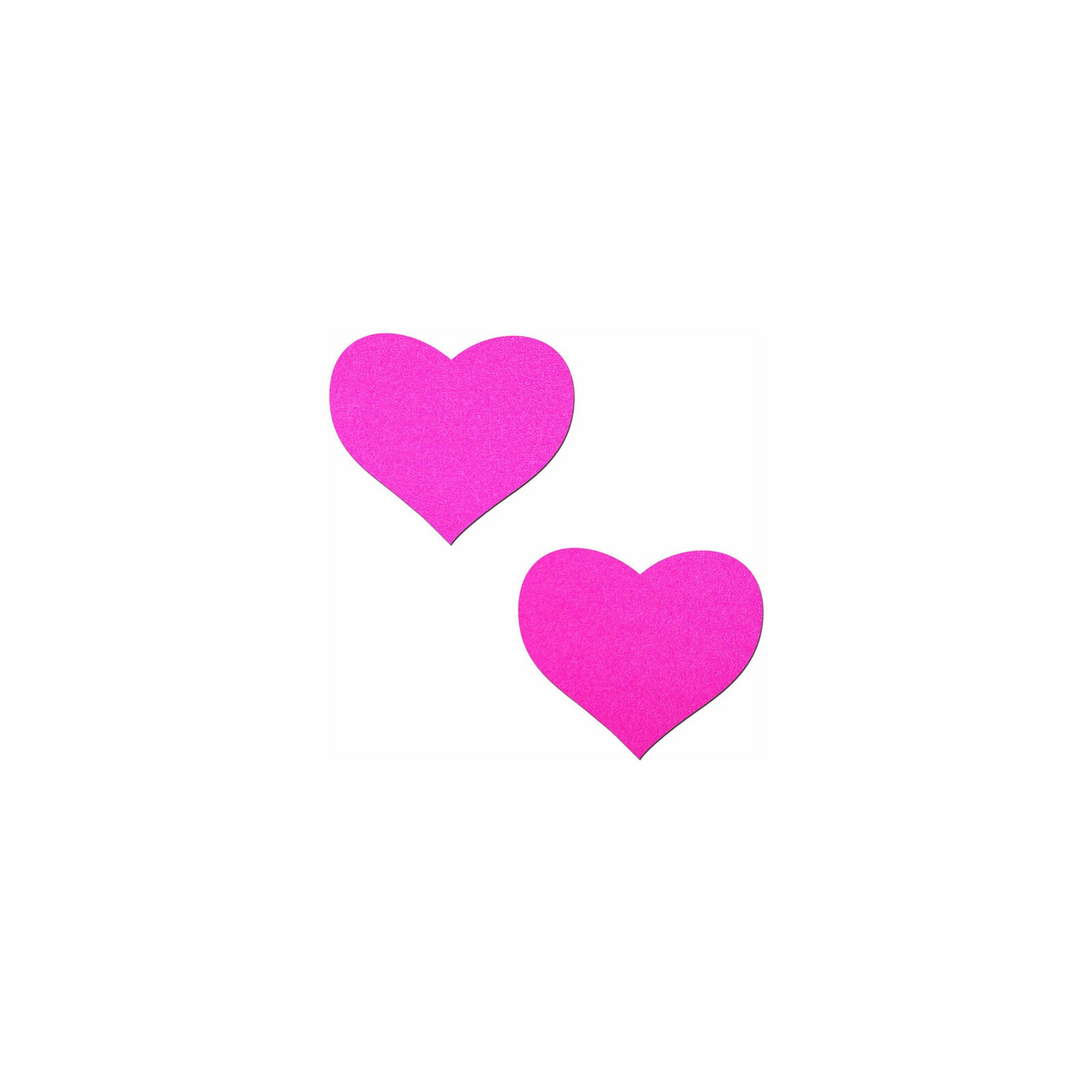 Pastease Neon Pink Heart Nipple Pasties