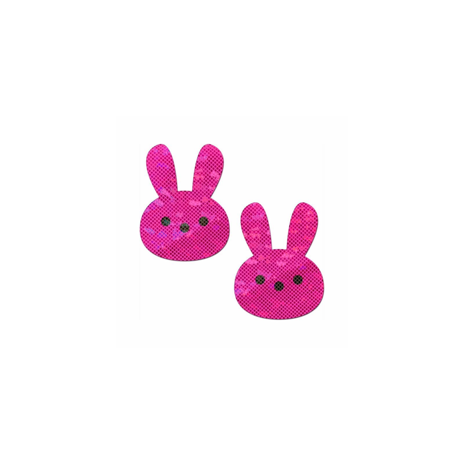 Pastease Glittery Bunny Nipple Pasties Pink