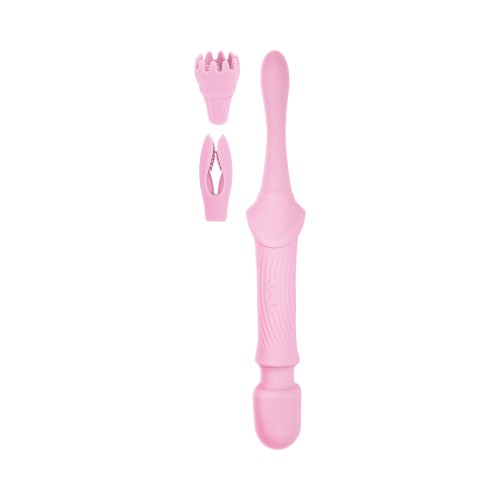 Masajeador Elegancia Rosa de Goddess para Estimulación Clitoriana