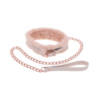 Faux Fur Collar & Leash Set - Peaches 'n CreaMe