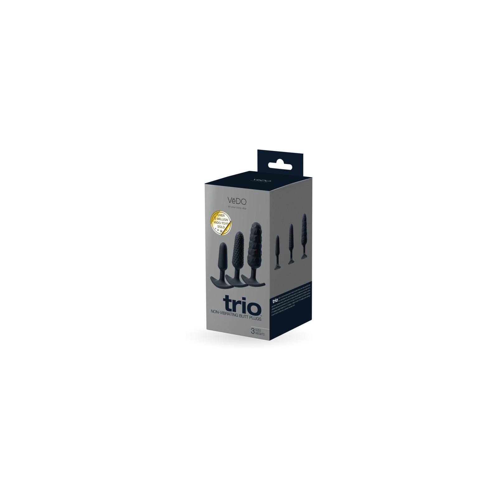 Set de Tapones Anales VeDO Trio