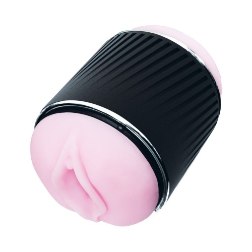 VeDO Jerk Masturbation Sleeve Black with Pink Insert