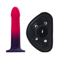 VeDO Duo Silicone Dildo with Harness for Versatile Play