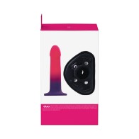 VeDO Duo Silicone Dildo with Harness for Versatile Play