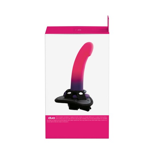 VeDO Duo Silicone Dildo with Harness for Versatile Play