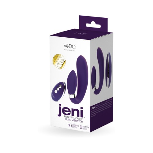 VeDO Jeni Vibrador C con Doble Motor y Control Remoto