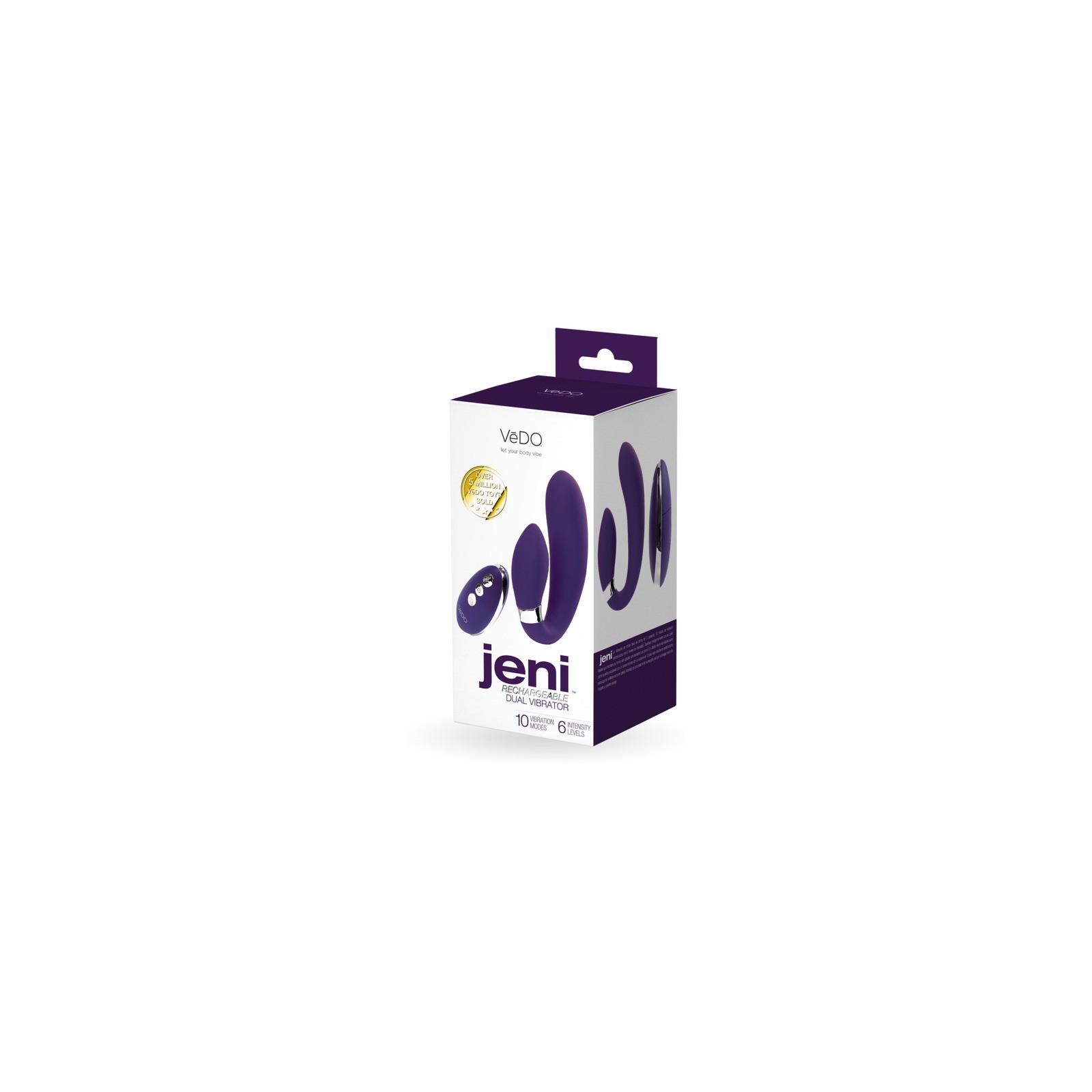 VeDO Jeni Dual Motor C-Shaped Vibe with Remote