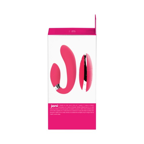 VeDO Jeni Vibrador Dual en Forma de C - Placer a tu Comando