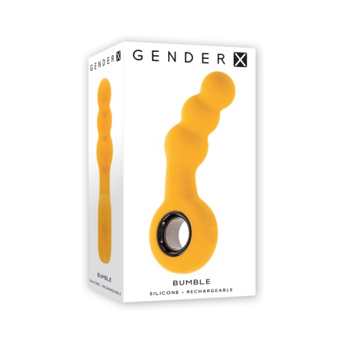 Gender X Bumble Plug Vibrante de Silicona Recargable Amarillo