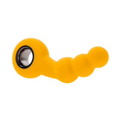 Gender X Bumble Rechargeable Silicone Vibrating Plug Yellow