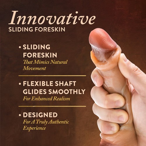 Renaissance DaVinci Sliding Foreskin Dildo 8 in.