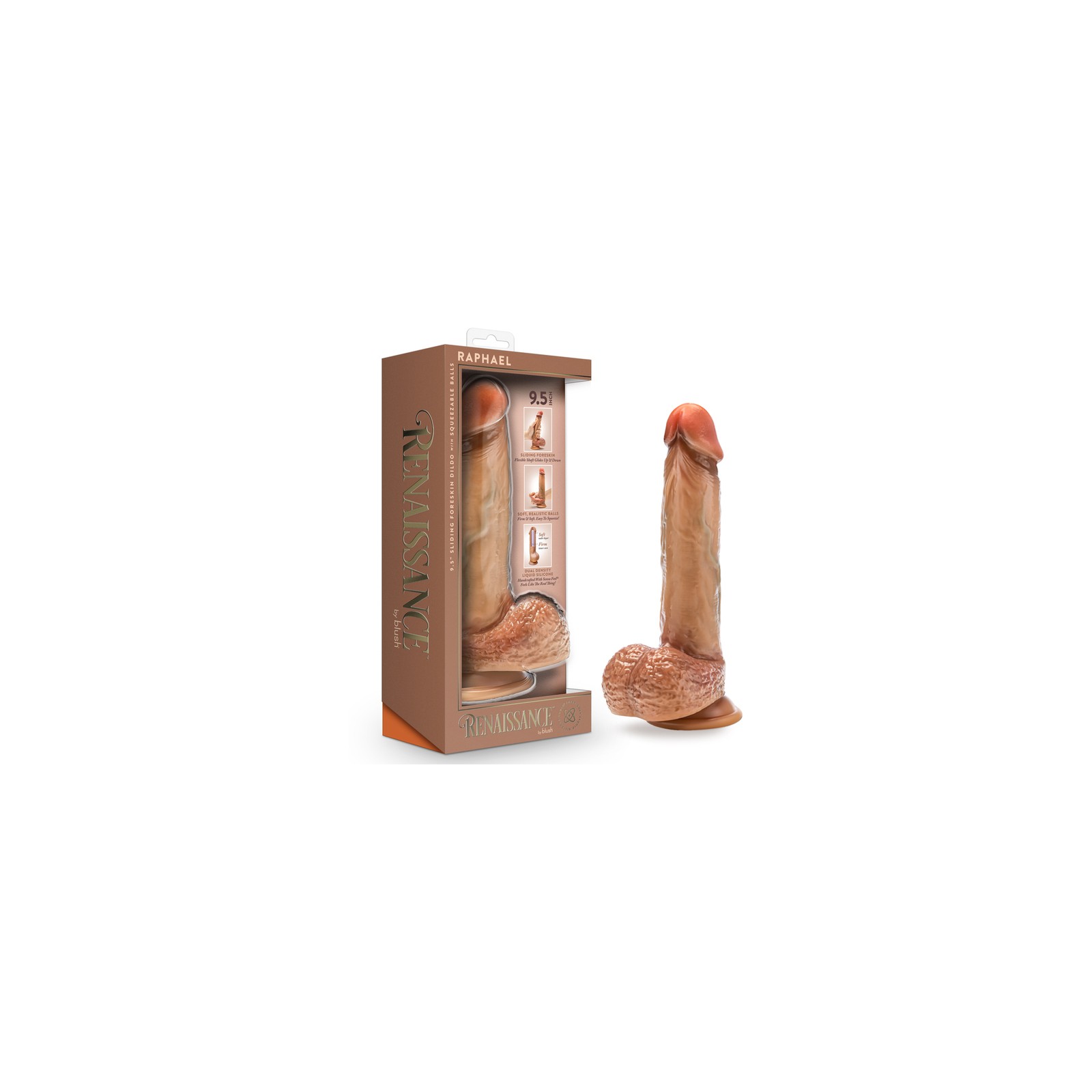 Renaissance Raphael Sliding Foreskin Dildo