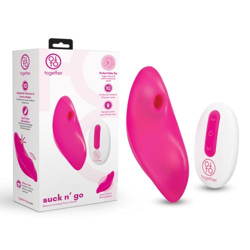 Suck N' Go Control Remoto para Parejas para Mayor Placer