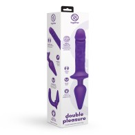 Together Couples Double Pleasure Toy in Purple