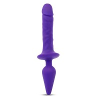 Together Couples Double Pleasure Toy in Purple