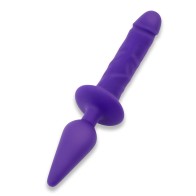 Together Couples Double Pleasure Toy in Purple