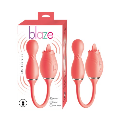 Blaze Exciter Vibrator Coral