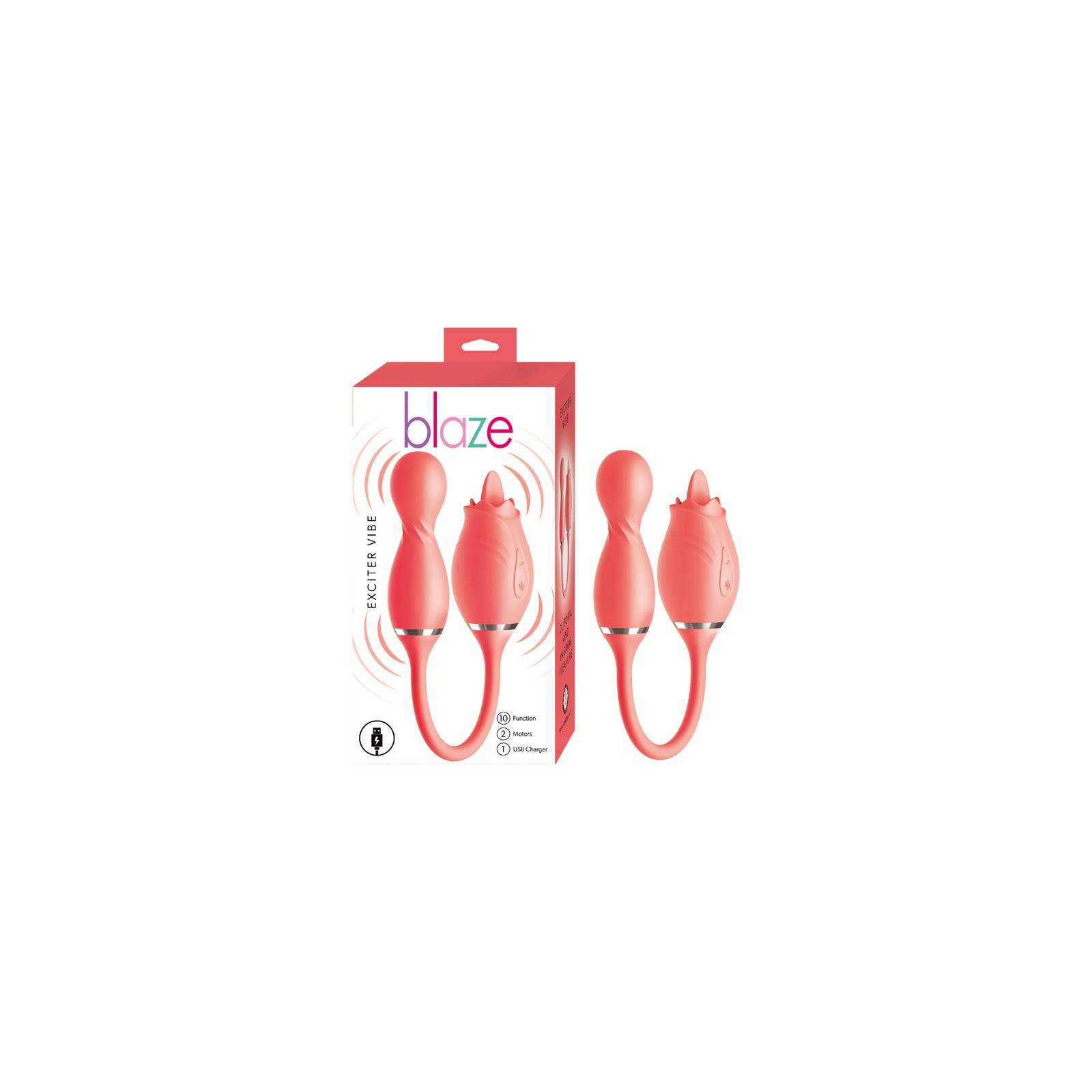 Blaze Exciter Vibrator Coral