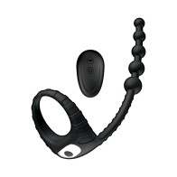 Atomic Dual Delight Black Vibrating Ring