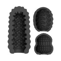 Delite Pocket Masturbator Kit Black