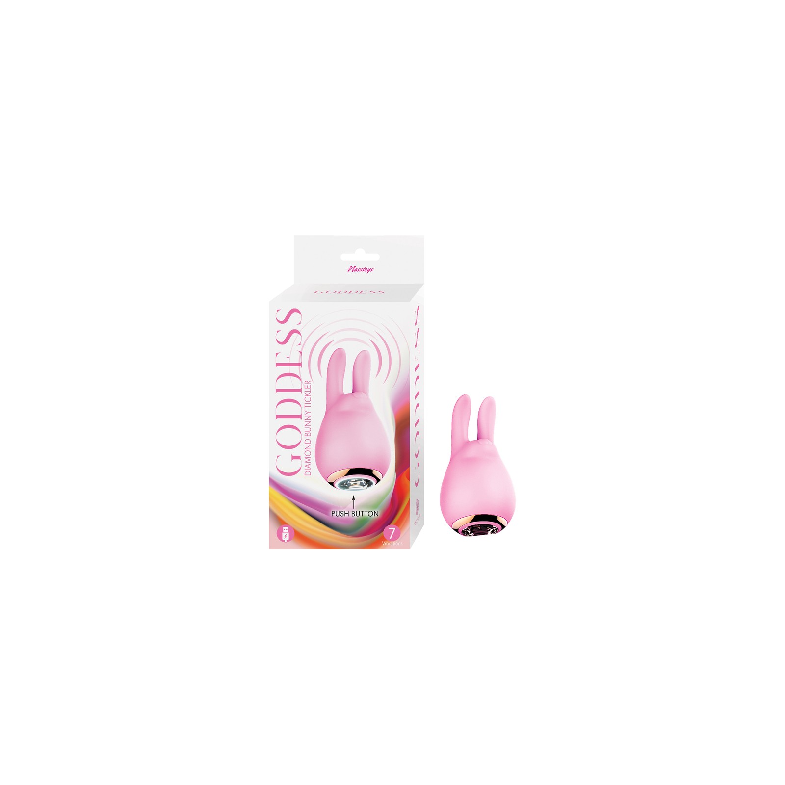 Goddess Diamond Bunny Tickler Rosa