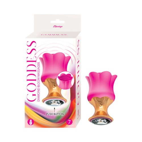 Goddess Diamond Bloom Massager with 7 Vibrating Functions