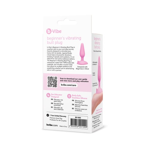 Plug Anal Vibrante para Principiantes b-Vibe