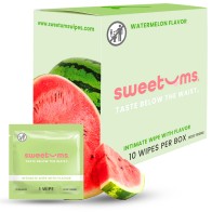 Sweetums Watermelon Flavor Intimate Wipes