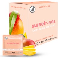 Toallitas Íntimas Sabor Mango Sweetums 10-Pack