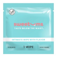 Sweetums Cinnamon Bun Flavor Intimate Wipes 10-Pack