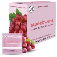 Sweetums Grape Flavor Intimate Wipes for Freshness