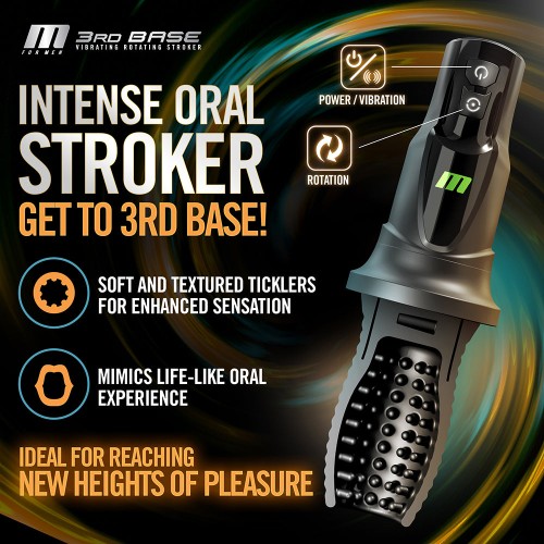 M for Men 3rd Base Stroker - Experience Elite Pleasure