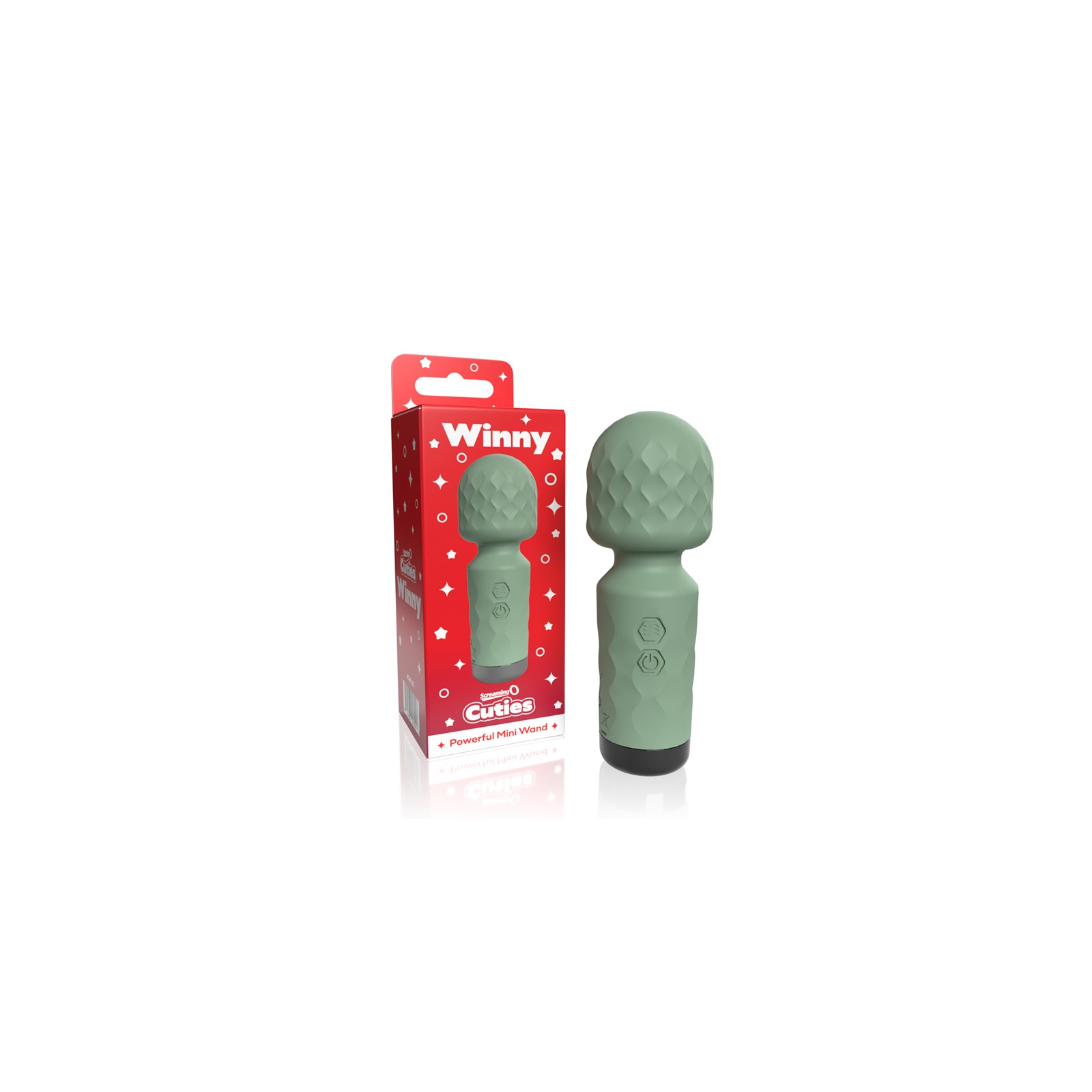 Screaming O Winny Vibrating Mini Wand Sage Green