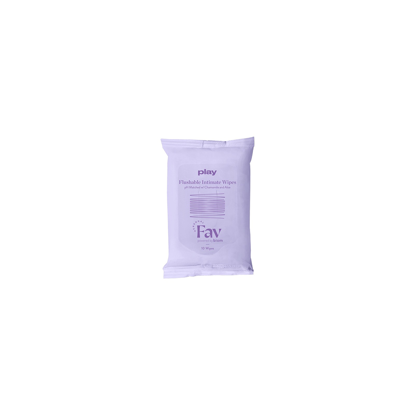 Personal Fav Play Flushable Intimate Wipes 10-Pack