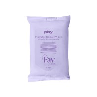 Toallitas Íntimas Desechables Flushable Personal Fav Play 10-Pack