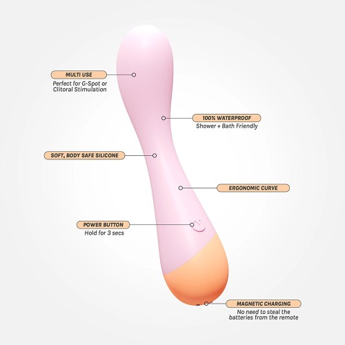 Vibrador G-Spot VUSH Peachy 10 Modos