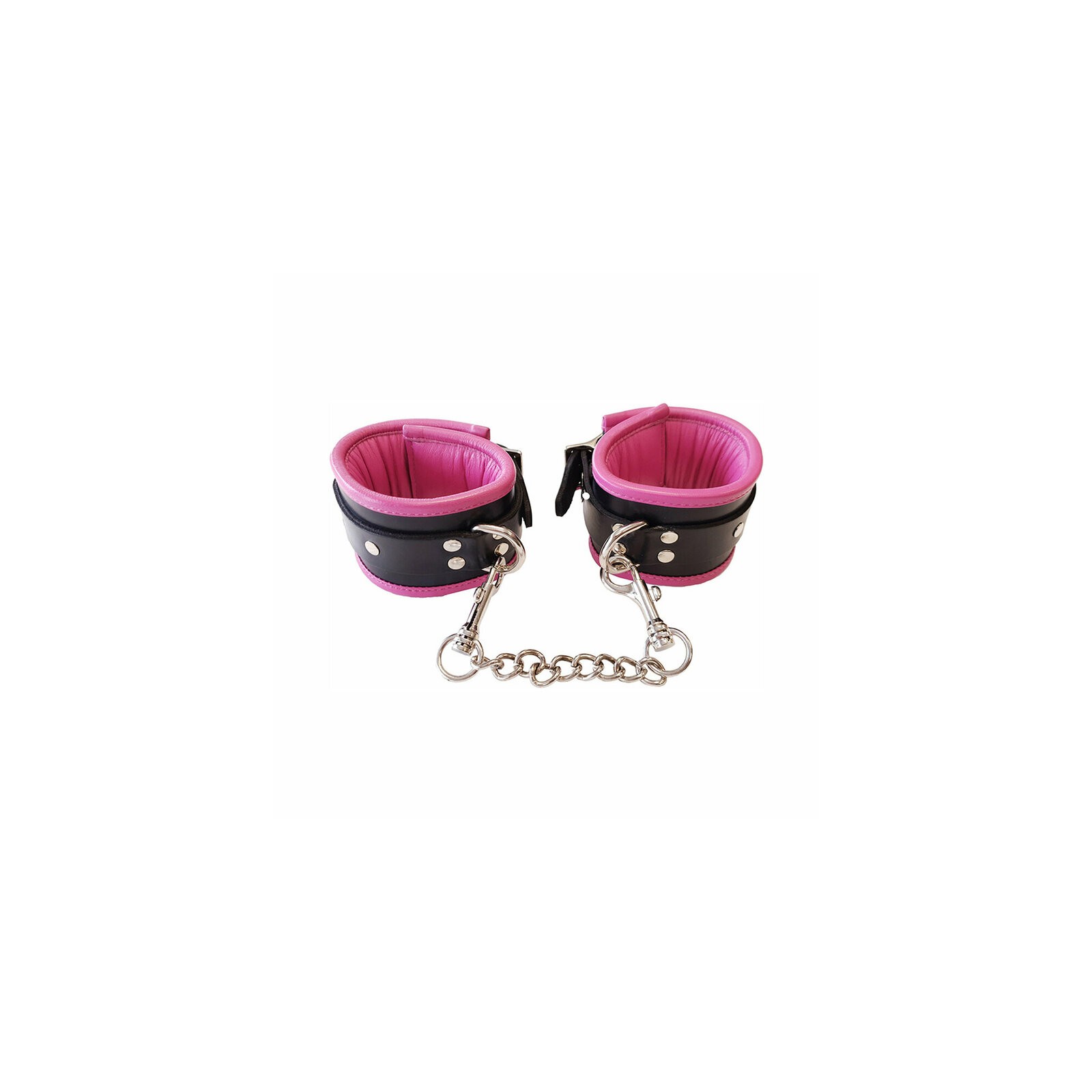 Rouge Leather Padded Wrist Cuffs for BDSM Play