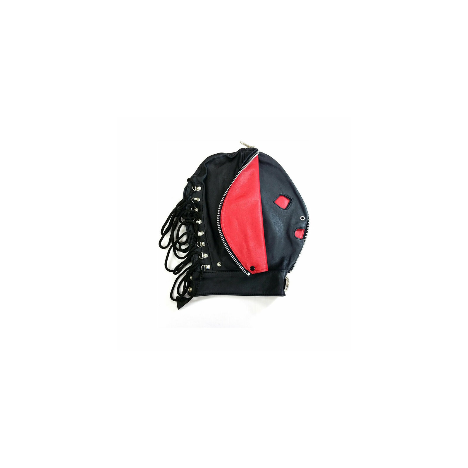 Rouge Leather Fly Trap Mask - BDSM Gear